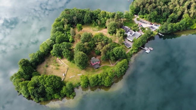 Halbinsel mit den Seehäusern am Lindenhof