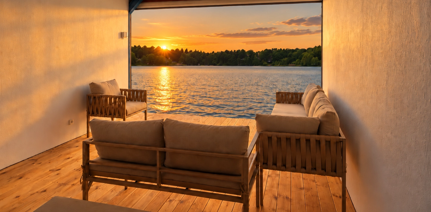 Loggia am Bootshaus